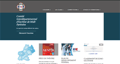 Desktop Screenshot of escrime-midipyrenees.com